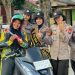 Srikandi Polwan Polres Bengkalis Rayakan Hut Polwan ke-75 Dengan Gatur Lalin dan Patroli Roda 2