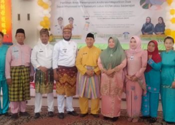 Diskes Rohil Buka Rotavirus, HPV dan Berikan Imunisasi ke Siswa 