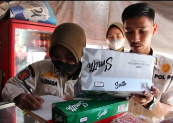 Bea Cukai DIY Sita 1333 Batang Rokok Tanpa Pita Cukai di Sleman