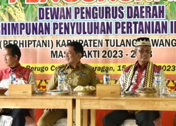 Pj Bupati Tubaba Hadiri Pengukuhan Pengurus Daerah Perhiptani