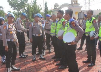 Propam Polda Riau Gelar Ops Gaktibplin Mako Polres Bengkalis