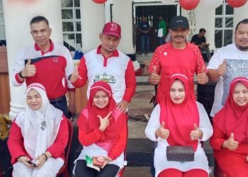 Sekretariat DPRD Rohil Meriahkan HUT RI ke 78 Dengan Bermacam Perlombaan