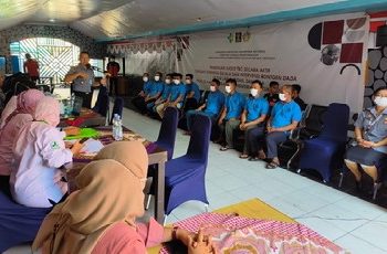 Skrining Aktif TBC Dipantau Langsung Kemenkes RI, Kalapas Muhammad Lukman Resmikan Kegiatan Skrining Active Case Finding TBC Bagi WBP