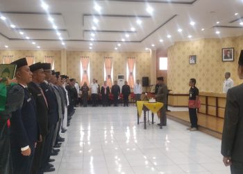 Sekda Rohil Lantik Puluhan Pejabat Pratama dan Administrator