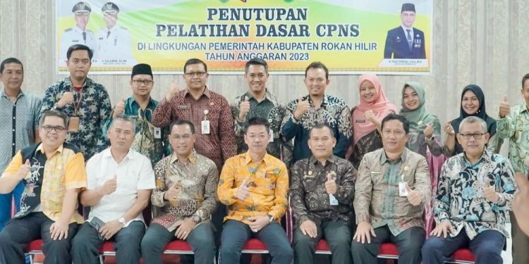Bupati Rohil Resmi Tutup Pelatihan Dasar CPNS Diikuti 80 Peserta