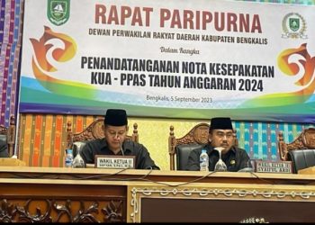 Rapat Paripurna DPRD Bengkalis, Ketua DPRD dan Wakil Absen