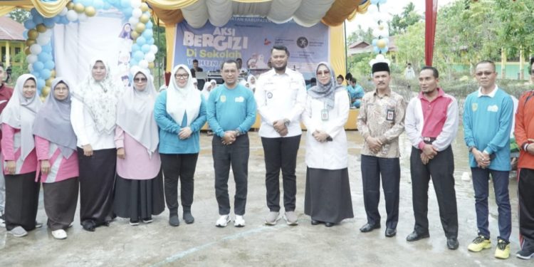 Pemkab Rohil Gelar Aksi Pemberian Gizi ke MAN 1 Cegah Stunting