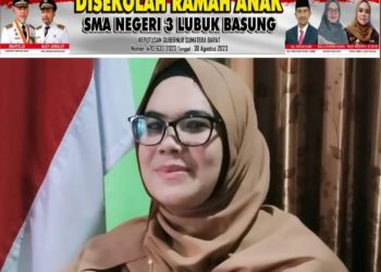 Inspirasional Women of Indonesia 2023 Inovator Perubahan Pendidikan Akan Diberikan kepada Kepsek SMAN 3 Lubuk Basung