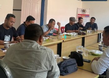 Ciptakan Pemilu Aman dan Damai, Bawaslu Bengkalis Berkunjung ke PWI