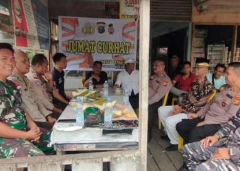Jumat Curhat Polsek Bengkalis Dengar Keluh Kesah dan Berikan Solusi ke Warga