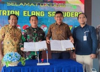 PT Timah Tbk Collaborates With Lanal Tanjung Balai Karimun