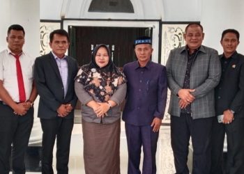 Kunker Bawaslu Rohil Baru Disambut Ketua DPRD