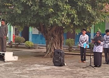 Kepala Desa Muntai Pimpin Upacara Hari Kesaktian Pancasila