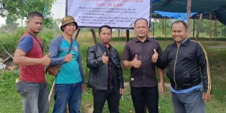 Tak Kunjung Mendapatkan Respon dari Pemerintah, Advokad Bersama APTMR Pasang Penguasaan Lahan