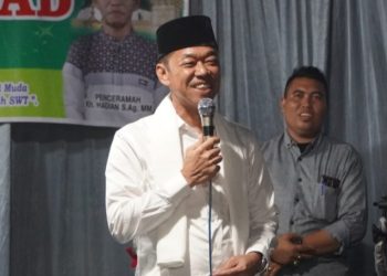 Bupati Rohil Hadiri Peringatan Maulid Nabi Muhamad SAW Dibagan Punak Pesisir