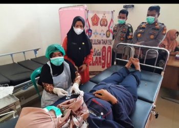 Polres Bengkalis Gelar Bhakti Kesehatan Dalam Pengabdian ke 33 AKABRI ke 90