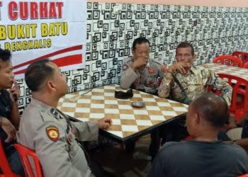 Polres Bengkalis Terima Aspirasi Warga Saat Curhat Jum’at 