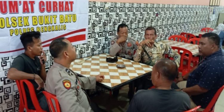 Polres Bengkalis Terima Aspirasi Warga Saat Curhat Jum’at 