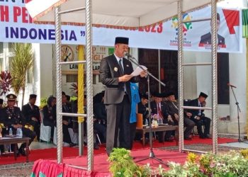 Pimpin Upacara Sumpah Pemuda ke-95, Bupati Rohil Ingatkan Tantangan Pemuda Dibidang Teknologi