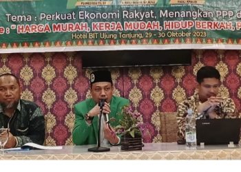 Ketua DPC Partai PPP, Hadirkan Wakil Ketum, Wakil Ketua DPW, Bawaslu dan KPU Rohil Dalam Pembekalan Pengetahuan Caleg se Rohil