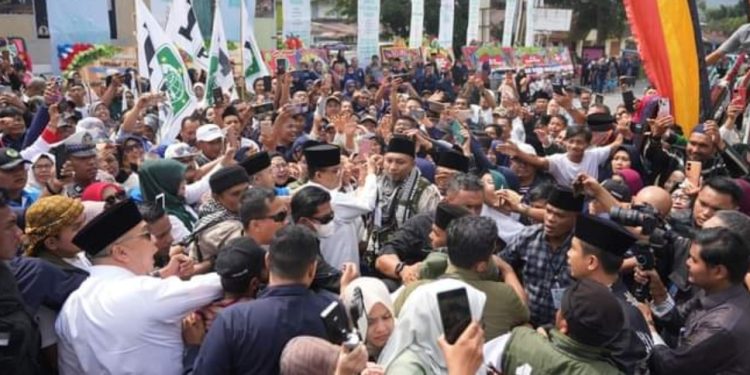 Relawan Pengusaha AMIN Sumbar Sambut Kedatangan Anis Baswedan, Kita Optimistis Menang Di Sumbar