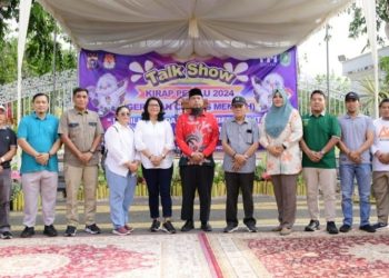 Talk Show Kirab Pemilu 2024, Bupati Kasmarni Ajak Semua Pihak Peranya Sangat Diharapkan