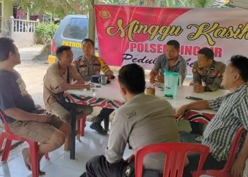 Polres Bengkalis Gelar Minggu Kasih Dengan Masyarakat Polsek Pinggir