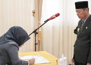 Bupati Rohil Lantik Pengurus dan Pengawas BUMD SPR