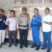 Kabag Ops Polres Bengkalis Wasdal di Gudang Logistik KPU