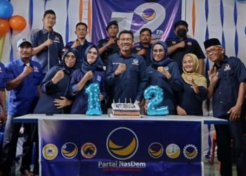 Kader Partai Nasdem Rohil Rayakan HUT ke 12 Tahun Secara Bersama 