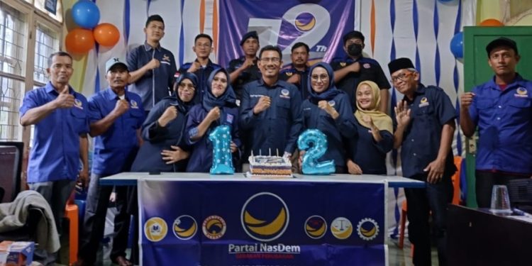 Kader Partai Nasdem Rohil Rayakan HUT ke 12 Tahun Secara Bersama