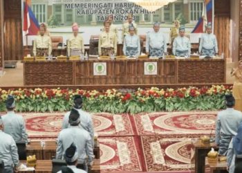DPRD Rohil dan Pemkab Gelar Paripurna HUT Rohil ke 24 Dengan Tema Rohil Handa