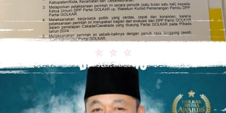 DPP Golkar Tunjuk Afrizal Sintong Sebagai Calon Bupati Rohil 2024 