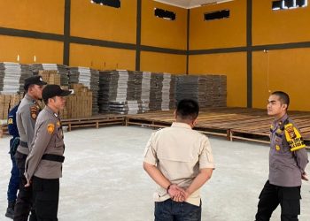 Wakapolres Bengkalis Intensif Cek Kantor KPU dan BAWASLU