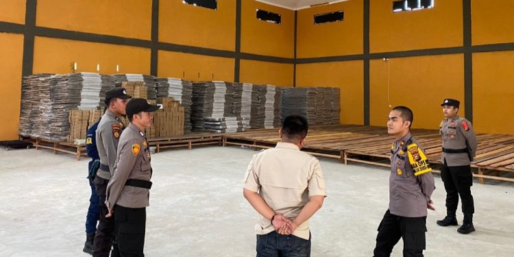 Wakapolres Bengkalis Intensif Cek Kantor KPU dan BAWASLU