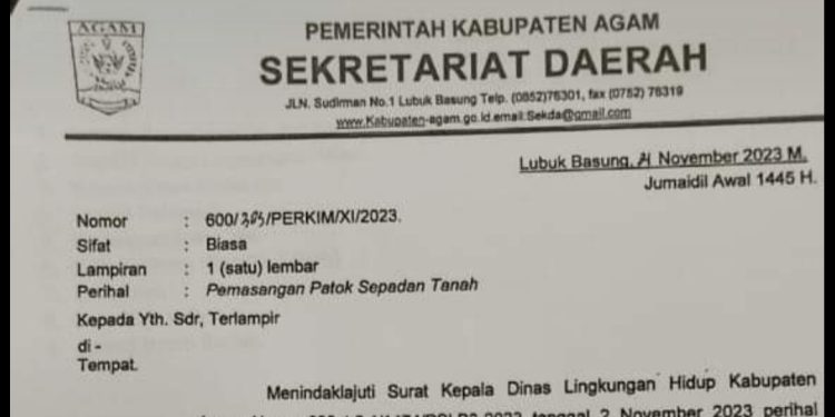Masyarakat Palupuh Tolak Rencana Pembangunan TPS dan TPST