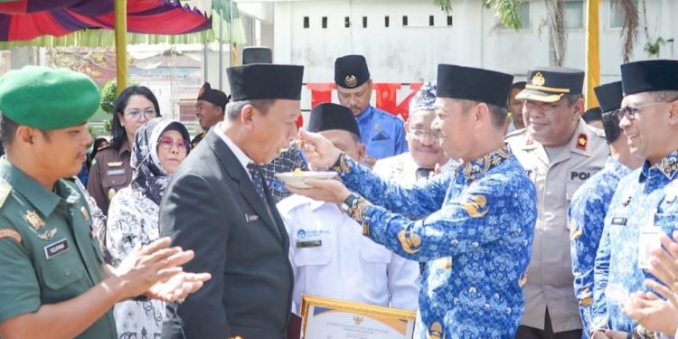 Upacara HUT KORPRI ke-52 Tahun 2023, Bupati Rohil Jadi Pembina