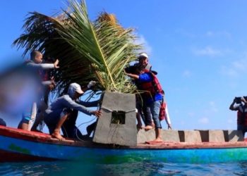 PT Timah Tbk Tenggelamkan Ratusan Rumpon Ikan di Perairan Rebo, Nelayan Sudah Rasakan Manfaatnya