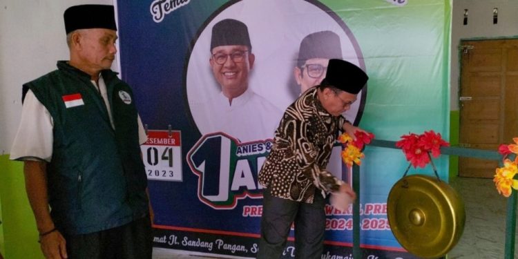 Ketua DPD PKS Bengkalis Resmikan Posko Sobat AMIN