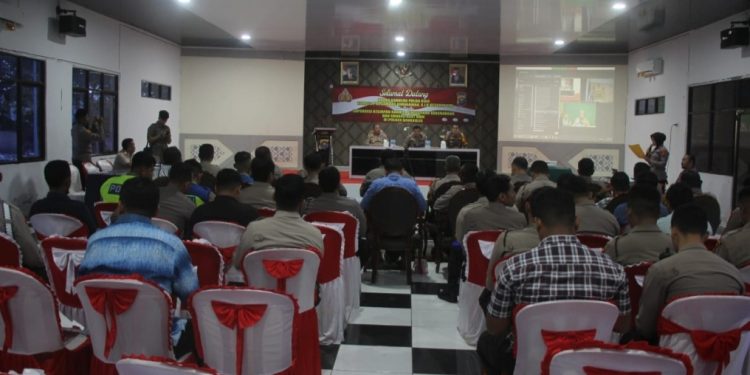 Polres Bengkalis Sambut Kunjungan Tim Rolog Dari Polda Riau