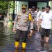 Tingkatkan Kamtibmas Kapolres Bengkalis Cek Kantor KPU Yang Terkena Banjir