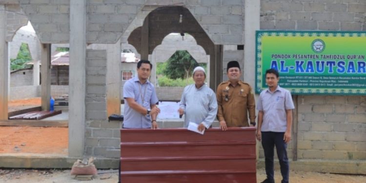 Langkah Cepat: PT Timah Tbk Bantu Percepat Pembangunan Musala, Santri dan Masyarakat Gemuruh Antusias