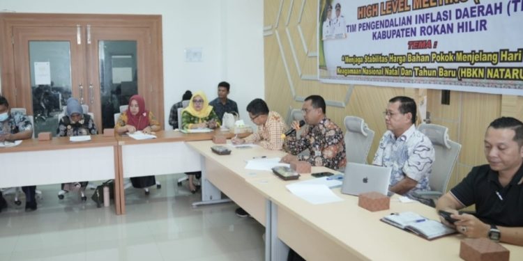 Antisipasi Inflasi Tahun 2024 TPID Rohil Dorong Konsumsi Lokal