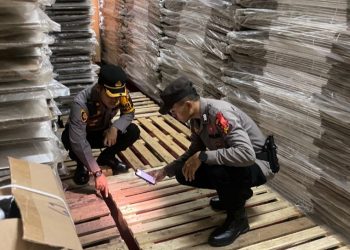 Wakapolres Bengkalis Intensifkan Cek Gudang Logistik Jelang Pemilu