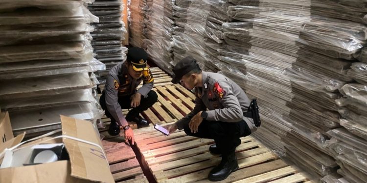 Wakapolres Bengkalis Intensifkan Cek Gudang Logistik Jelang Pemilu
