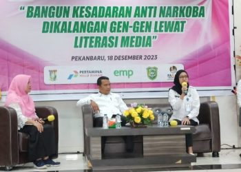 FJPI Riau Gandeng UIR Gelar Literasi Bahaya Narkoba di Kampus