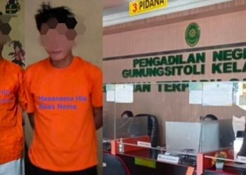 PN Gunung Sitoli Vonis 3 Tahun Penjara 3 Bandit Yang Meresahkan Warga