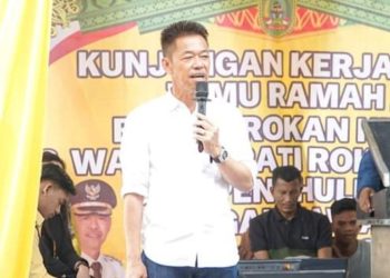 Temu Ramah Bersama Masyarakat, Bupati Rohil Ingatkan Untuk Waspada Banjir