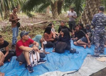 Tim F1QR Unit Intel Lanal Dumai dan Posal Bengkalis Gagalkan Pemberangkatan PMI 