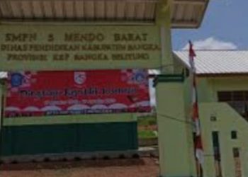 Dugaan Korupsi SMP Negeri 5 Mendo Barat, Kepala Sekolah Klarisifikasi Dan HM Bantah Palsukan Laporan Keuangan Sekolah
